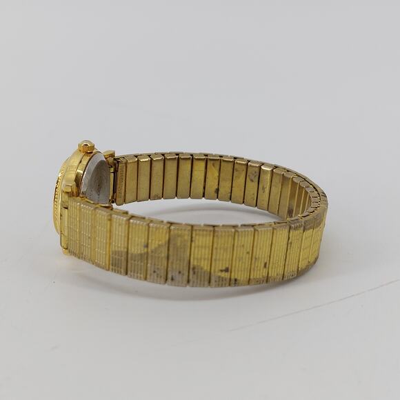 Edison Watch Gold Tone Bracelet Watch Wristwatch Japan Movt - Picture 7 of 16